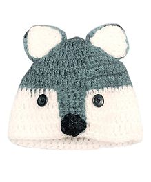 Knits & Knots Fox Motif Cap - Grey Knits & Knots Fox Motif Cap - Grey