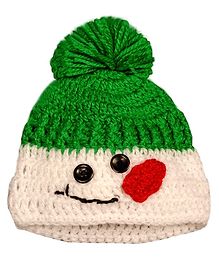 Knits & Knots Snowman Cap - Green Knits & Knots Snowman Cap - Green