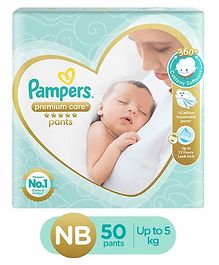 Pampers Premium Care Pant Style Diapers Extra Small - 50 Pieces