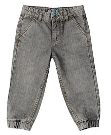 Kid Studio Front Pocket Full Length Jeans - Light Grey Kid Studio Front Pocket Full Length Jeans - Light Grey