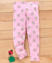Adams Kids Stars Printed Full Length Leggings - Pink Adams Kids Stars Printed Full Length Leggings - Pink