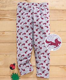Adams Kids Full Length Horse Print Leggings - Grey Adams Kids Full Length Horse Print Leggings - Grey