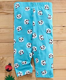Adams Kids Full Length Panda Print Leggings - Blue Adams Kids Full Length Panda Print Leggings - Blue