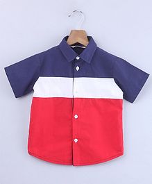 Beebay Colour Block Half Sleeves Shirt - Multi Colour Beebay Colour Block Half Sleeves Shirt - Multi Colour
