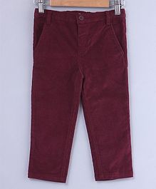 Beebay Full Length Solid Trousers - Maroon Beebay Full Length Solid Trousers - Maroon
