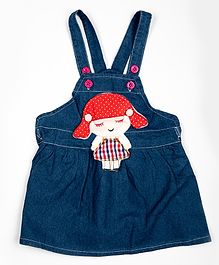 Pikaboo Sleeveless Doll Patch Dress - Dark Blue Pikaboo Sleeveless Doll Patch Dress - Dark Blue