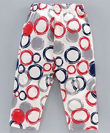 Fido Three Fourth Length Leggings Circle Print - Cream Fido Three Fourth Length Leggings Circle Print - Cream