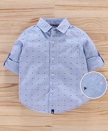 UCB Full Sleeves Printed Shirt - Light Blue UCB Full Sleeves Printed Shirt - Light Blue