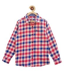 Campana Full Sleeves Check Shirt - Red & Blue Campana Full Sleeves Check Shirt - Red & Blue
