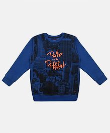 Li'L tomatoes Dare To Be Different Full Sleeves Sweatshirt - Royal Blue Li'L tomatoes Dare To Be Different Full Sleeves Sweatshirt - Royal Blue