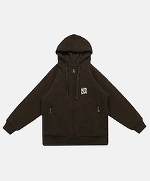 Li'L tomatoes Solid Full Sleeves Hooded Jacket - Green Li'L tomatoes Solid Full Sleeves Hooded Jacket - Green