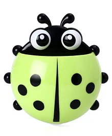 Ladybug Shaped Toothbrush Holder - Green
