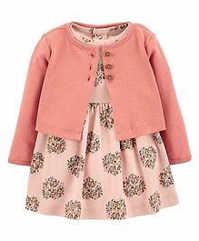 Carter's 2-Piece Floral Bodysuit Dress Set - Pink Carter's 2-Piece Floral Bodysuit Dress Set - Pink