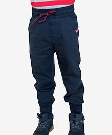 Campana Solid Full Length Joggers - Navy Blue Campana Solid Full Length Joggers - Navy Blue