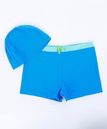 Awabox Solid Shorts & Cap - Blue Awabox Solid Shorts & Cap - Blue