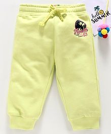 Vitamins Lounge Pant Text Print - Yellow Vitamins Lounge Pant Text Print - Yellow