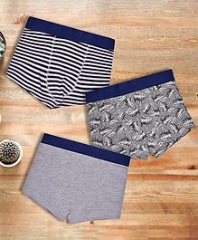 Charm n Cherish Printed Pack Of 3 Trunks - Grey Charm n Cherish Printed Pack Of 3 Trunks - Grey
