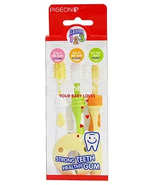 Pigeon - Baby Training Toothbrush (Lesson 1,2,3)