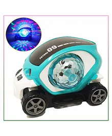 Planet of Toys Musical Stunt Car with Flashing Light & Music - Blue