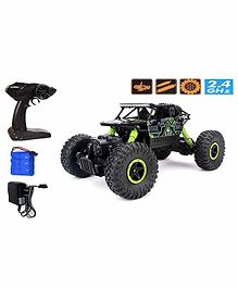 Fiddlerz 4 WD Shaft Drive High Speed RC Monster Truck - Green Black