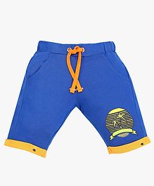 ParrotCrow Beach Print Shorts - Blue ParrotCrow Beach Print Shorts - Blue