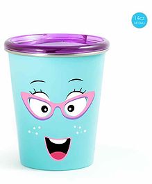 Rabitat Stainless Steel Tumbler with Training Lid Blue - 410 ml