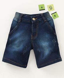 Chicklets Solid Shorts - Navy Blue Chicklets Solid Shorts - Navy Blue