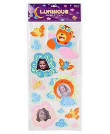 Wall Decor Sticker Baby & Bird Print Multicolor - 15 Pieces