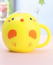 Mug with Lid & Handle Yellow - 450 ml