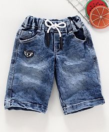 Noddy Solid Denim Shorts - Denim Blue Noddy Solid Denim Shorts - Denim Blue