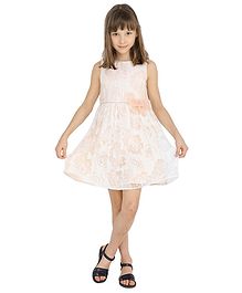One Friday Rose Flower Printed Sleeveless Dress - Pink One Friday Rose Flower Printed Sleeveless Dress - Pink