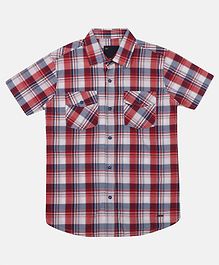 Li'L tomatoes Half Sleeves Checkered Shirt - Maroon Li'L tomatoes Half Sleeves Checkered Shirt - Maroon