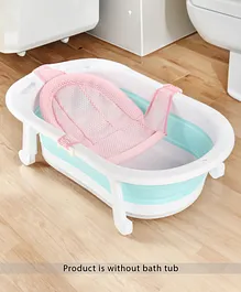 New Born Baby Mesh Bath Net Small Size - Pink