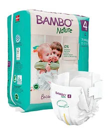 Bambo Nature Large Size Tape Diapers with Wetness Indicator - 24 Pieces