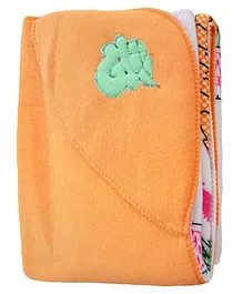 Brandonn Premium Hooded Double Layered Wrapper - Orange