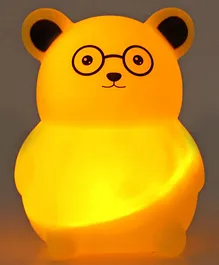 Teddy Shaped LED Night Lamp - Yellow