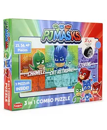 PJ Mask 3 in 1 Combo Jigsaw Puzzle - 110 Pieces