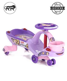 Babyhug Princess Gyro Swing Car - Purple