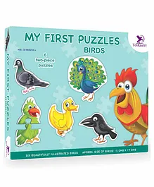 Toykraft My First Birds 6 Jigsaw Puzzle - 2 Pieces Each