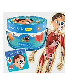Laxmi Prakashan Easy Peasy 35 Piece Human Body Puzzle with Book - English