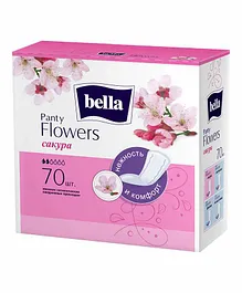 Bella Party Flowers Japanese Cherry Classic Panty Liners - 70 Pieces