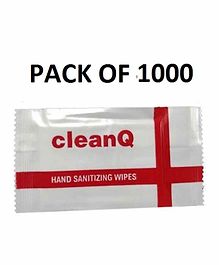CleanQ Sanitizer Wipes - Pack of 1000 CleanQ Sanitizer Wipes - Pack of 1000