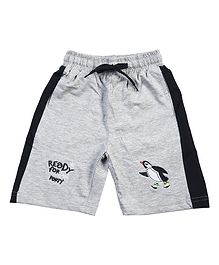 Crazy Penguin Dual Color Shorts - Grey & Black Crazy Penguin Dual Color Shorts - Grey & Black