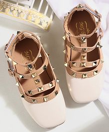 Hoppipola Stud Detailed Sandals - White Hoppipola Stud Detailed Sandals - White