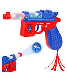 Fiddlerz Projector Toy Gun with Realistic Sound, Telescope and Light Effect | Musical Toy Gun for Kids - Assorted Colour