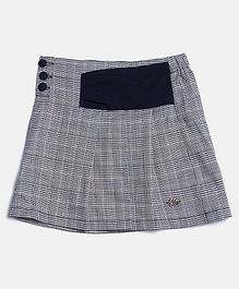 Elle Kids Checkered Skirt - Black Elle Kids Checkered Skirt - Black