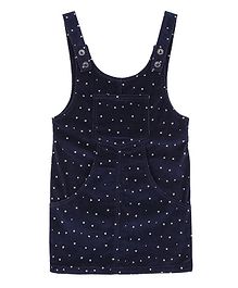 GINI & JONY Star Printed Sleeveless Dungaree - Dark Blue GINI & JONY Star Printed Sleeveless Dungaree - Dark Blue