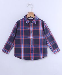 Beebay Full Sleeves Checked Shirt - Blue Beebay Full Sleeves Checked Shirt - Blue