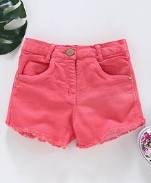 Little Kangaroos Semi Elasticated Waist Shorts -Pink Little Kangaroos Semi Elasticated Waist Shorts -Pink