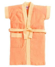 BUMZEE Solid Colour Half Sleeves Bathrobe - Orange BUMZEE Solid Colour Half Sleeves Bathrobe - Orange